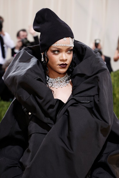 Rihanna's 2021 Met Gala Look Almost Swallowed Her Whole