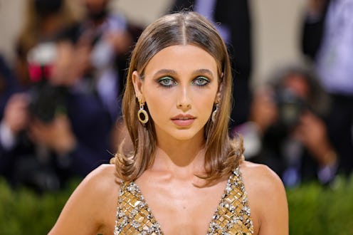 NEW YORK, NEW YORK - SEPTEMBER 13: Emma Chamberlain attends The 2021 Met Gala Celebrating In America...