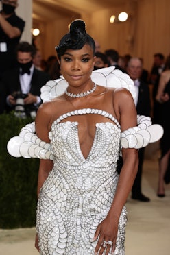 NEW YORK, NEW YORK - SEPTEMBER 13: Gabrielle Union attends The 2021 Met Gala Celebrating In America:...