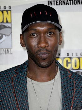 Mahershala Ali, star of 'Blade,' attends the Marvel Studios Panel during 2019 Comic-Con in San Diego...