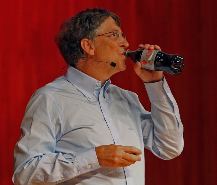 (042110 Cambridge, MA) Philanthropist and Microsoft co-founder Bill Gates speaks at the Massachusett...
