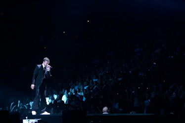 Singer Justin Timberlake performs live at Rose Garden arena in Portland on his FutureSex/LoveShow To...