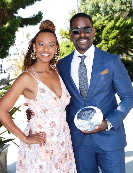 MARINA DEL REY, CALIFORNIA - AUGUST 11: Sterling K. Brown (R) and his wife, Ryan Michelle Bathe, att...