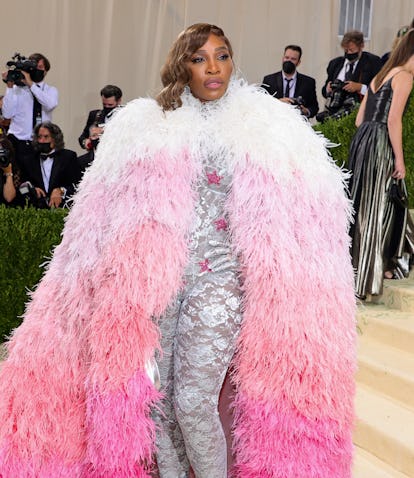 NEW YORK, NEW YORK - SEPTEMBER 13: Serena Williams attends The 2021 Met Gala Celebrating In America:...