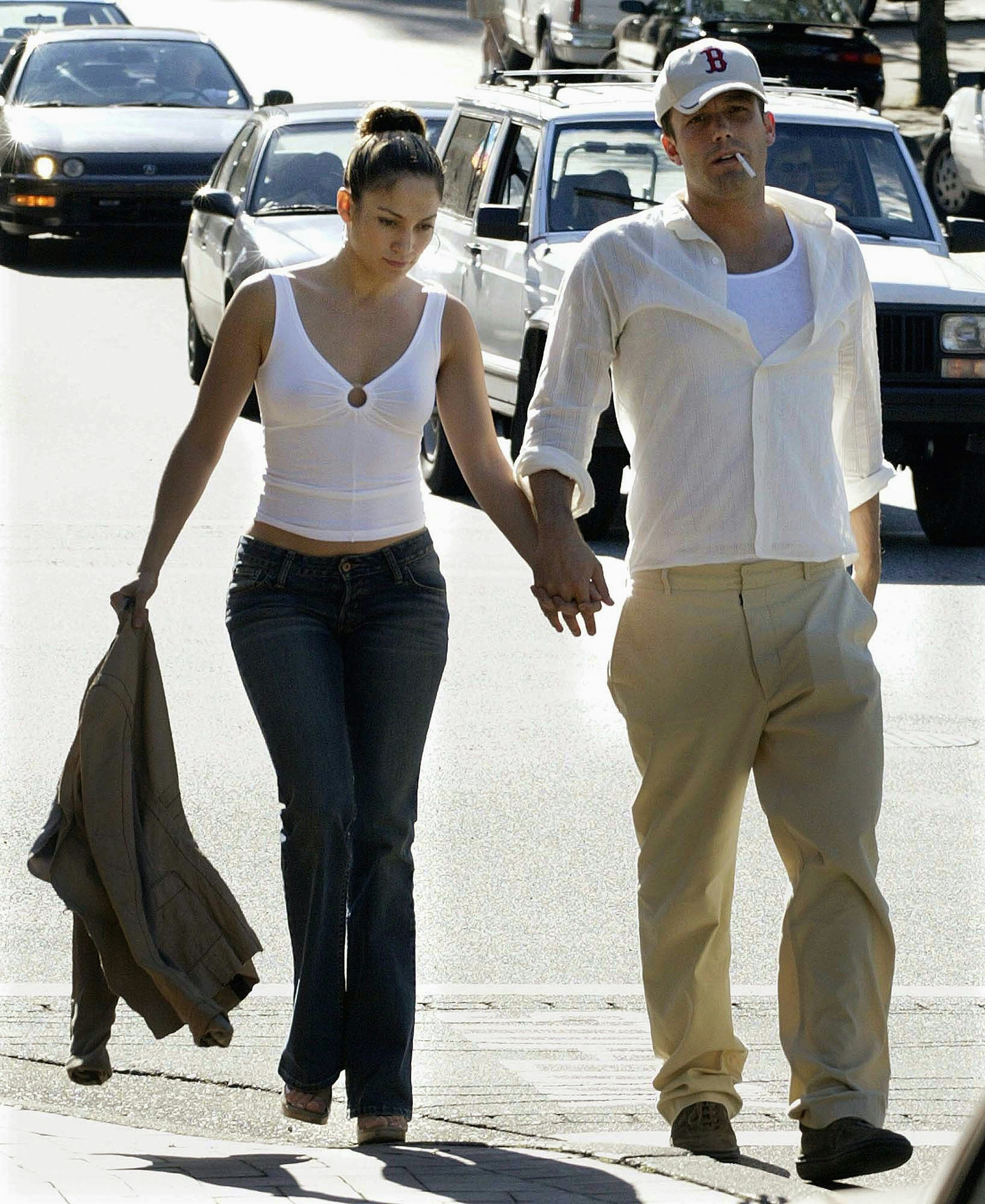 Dress as Jennifer Lopez and Ben Affleck for Halloween.