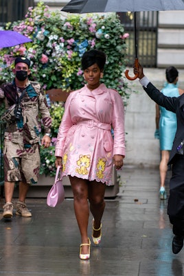 NEW YORK - SEPTEMBER 09: Precious Lee is seen walking to the runway at the Moschino by Jeremy Scott ...