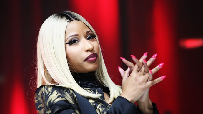 NEW YORK, NY - AUGUST 22:  Nicki Minaj onstage at the 2013 BMI R&B/Hip-Hop Awards at Hammerstein Bal...