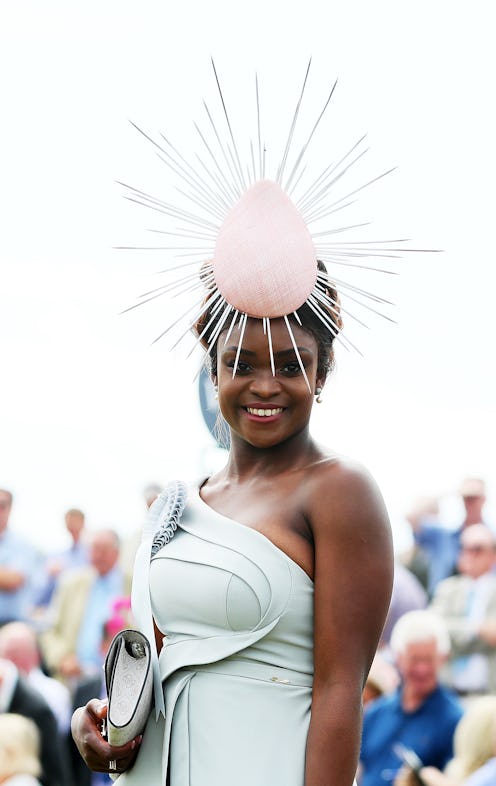 Pamela Uba from Galway, winner of the Best Dressed Lady competition during day four of the 2019 Summ...