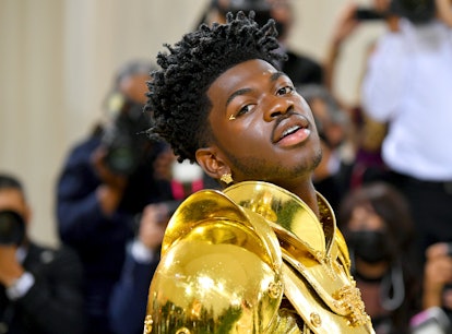 NEW YORK, NEW YORK - SEPTEMBER 13: Lil Nas X attends The 2021 Met Gala Celebrating In America: A Lex...