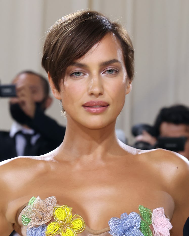 Irina Shayk addressed the rumors she's dating Kanye West.