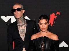 Kourtney Kardashian and Travis Barker's Instagram versus reality post was so cute.