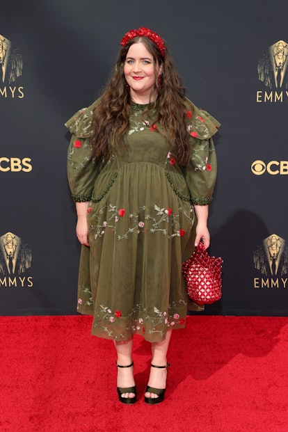 LOS ANGELES, CALIFORNIA - SEPTEMBER 19: Aidy Bryant attends the 73rd Primetime Emmy Awards at L.A. L...