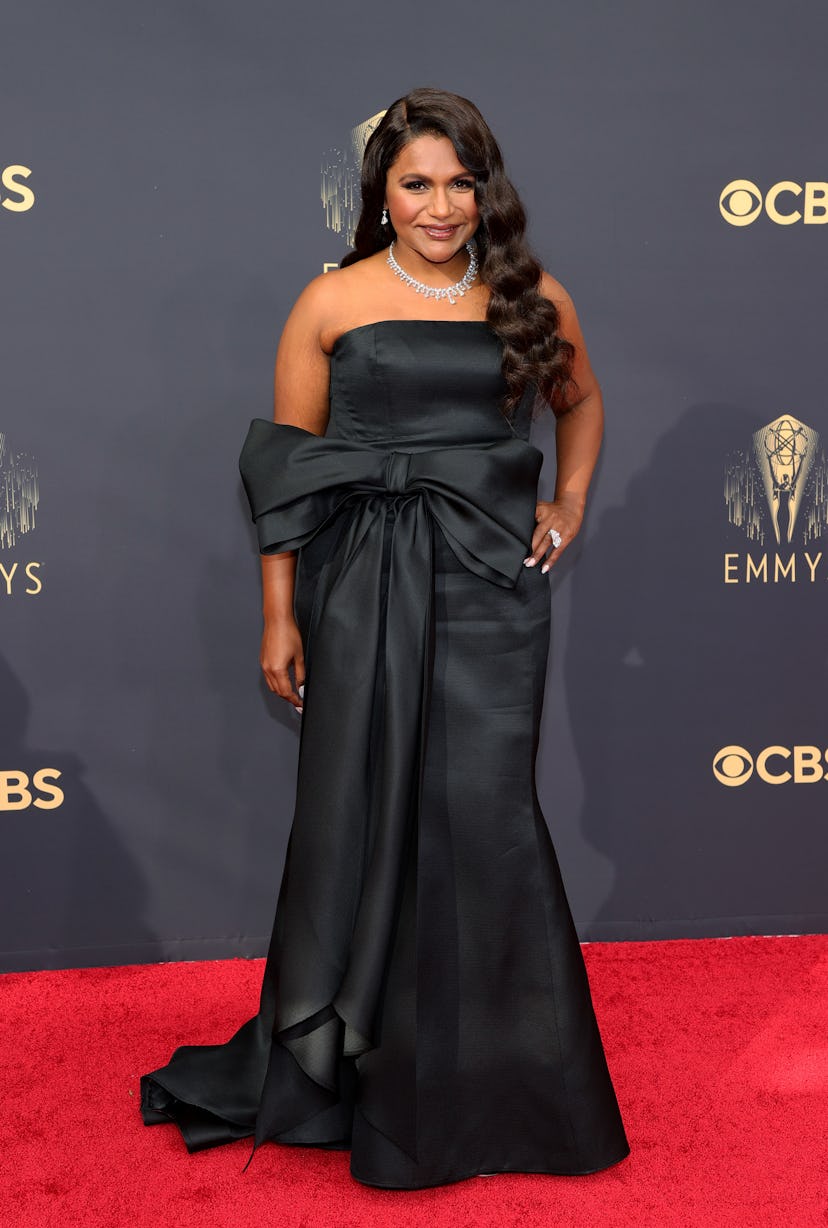 LOS ANGELES, CALIFORNIA - SEPTEMBER 19: Mindy Kaling attends the 73rd Primetime Emmy Awards at L.A. ...