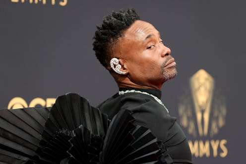 Billy Porter's Emmys 2021 look was just as bold and memorable as you'd expect. See his all-black, wi...