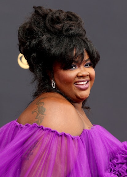 LOS ANGELES, CALIFORNIA - SEPTEMBER 19: Nicole Byer attends the 73rd Primetime Emmy Awards at L.A. L...