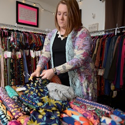Hall assembles a look with different pieces.Samantha Hall of Cumru Township works a full-time job bu...