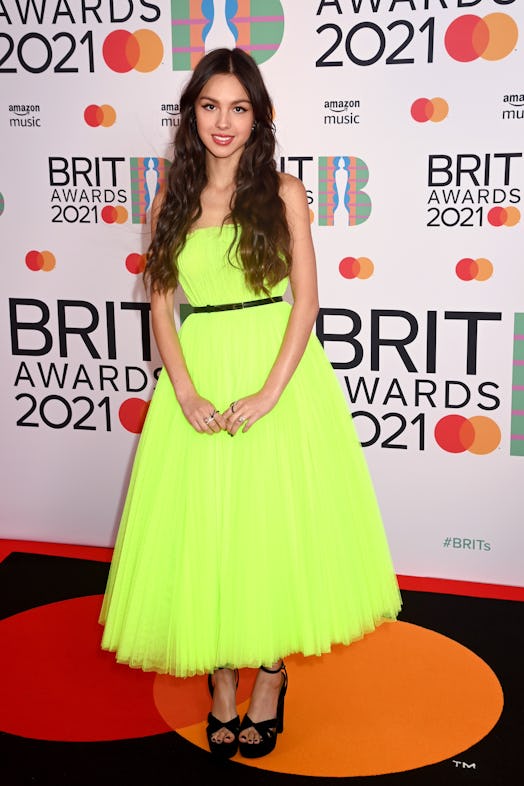 Olivia Rodrigo at the 2021 Brit Awards