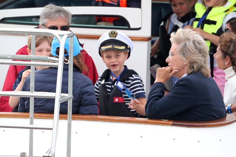 Prince George is learning to be a sailor.