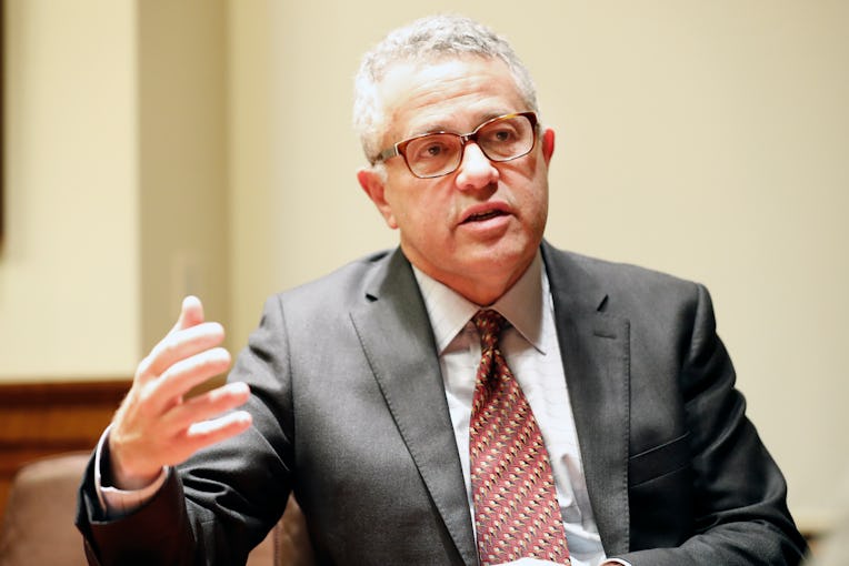 Jeffrey Toobin in San Francisco, Calif., on Wednesday, February 7, 2018. (Photo by Scott Strazzante/...