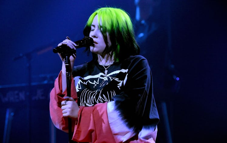 Billie Eilish sings songs about love and sex. 
