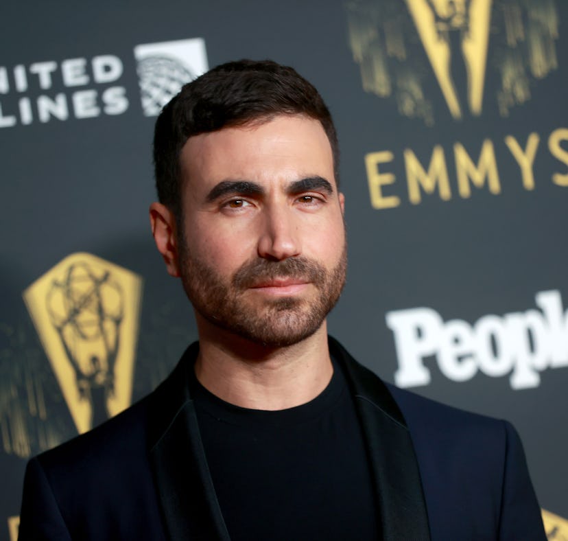 Brett Goldstein attending the 2021 Emmys where he won gave a bleeped out speech.
