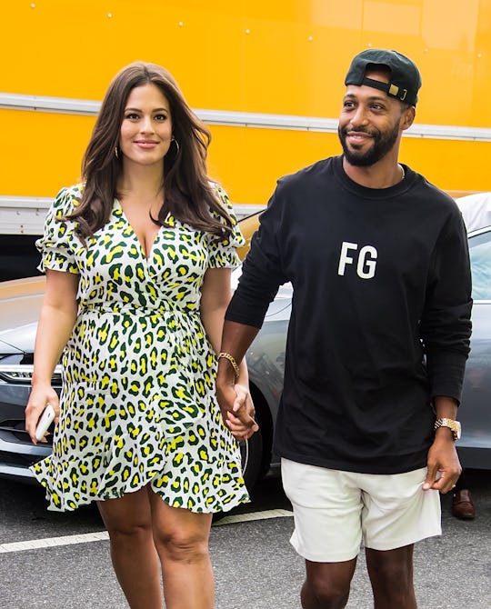 NEW YORK, NY - SEPTEMBER 10:  Model Ashley Graham and film director Justin Ervin are seen arriving t...