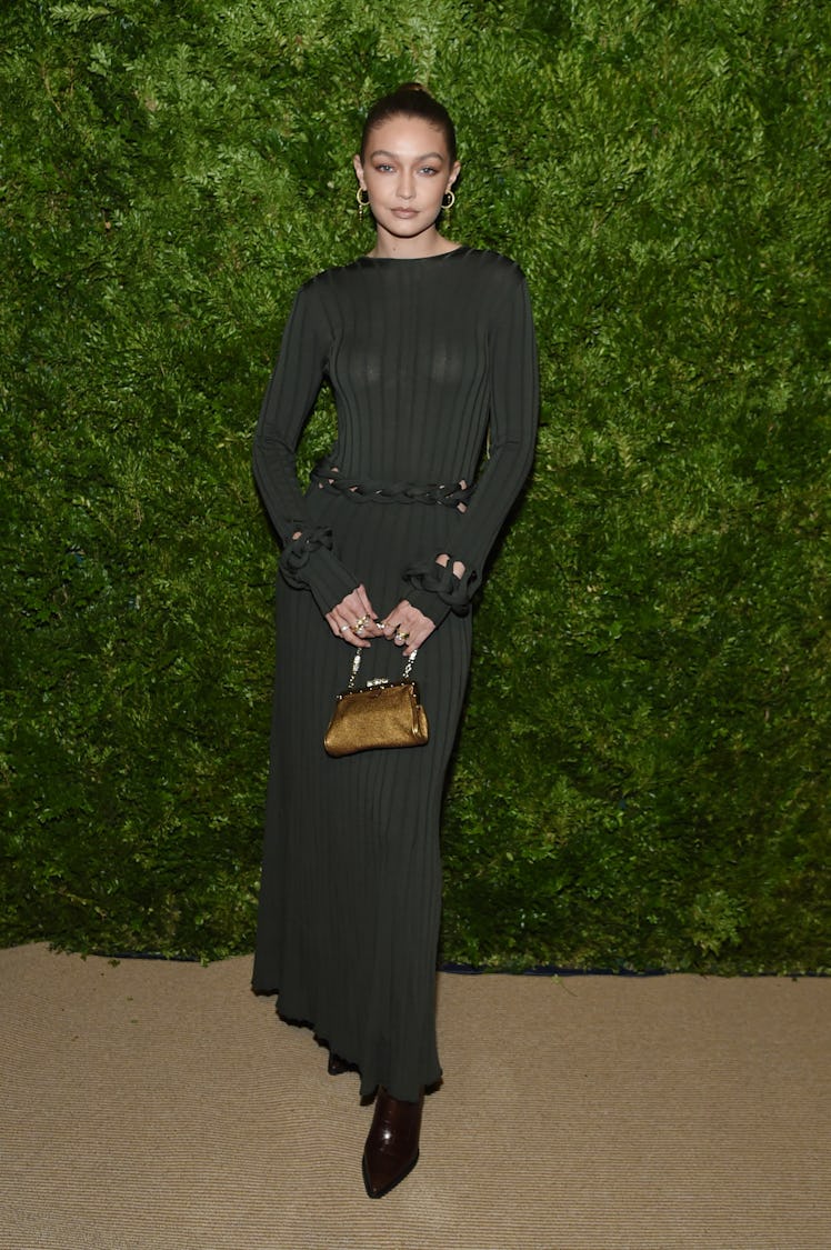 NEW YORK, NEW YORK - NOVEMBER 04: Gigi Hadid attends the CFDA / Vogue Fashion Fund 2019 Awards at Ci...
