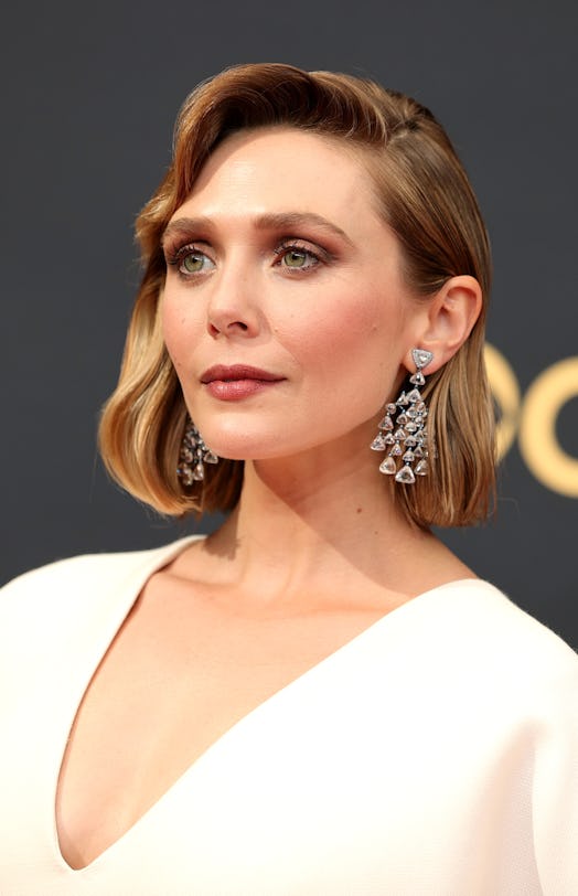 Elizabeth Olsen attends the 73rd Primetime Emmy Awards at L.A. LIVE on September 19, 2021 in Los Ang...
