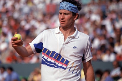 John McEnroe at Roland-Garros in 1991 and in Devi's head at all times in Never Have I Ever