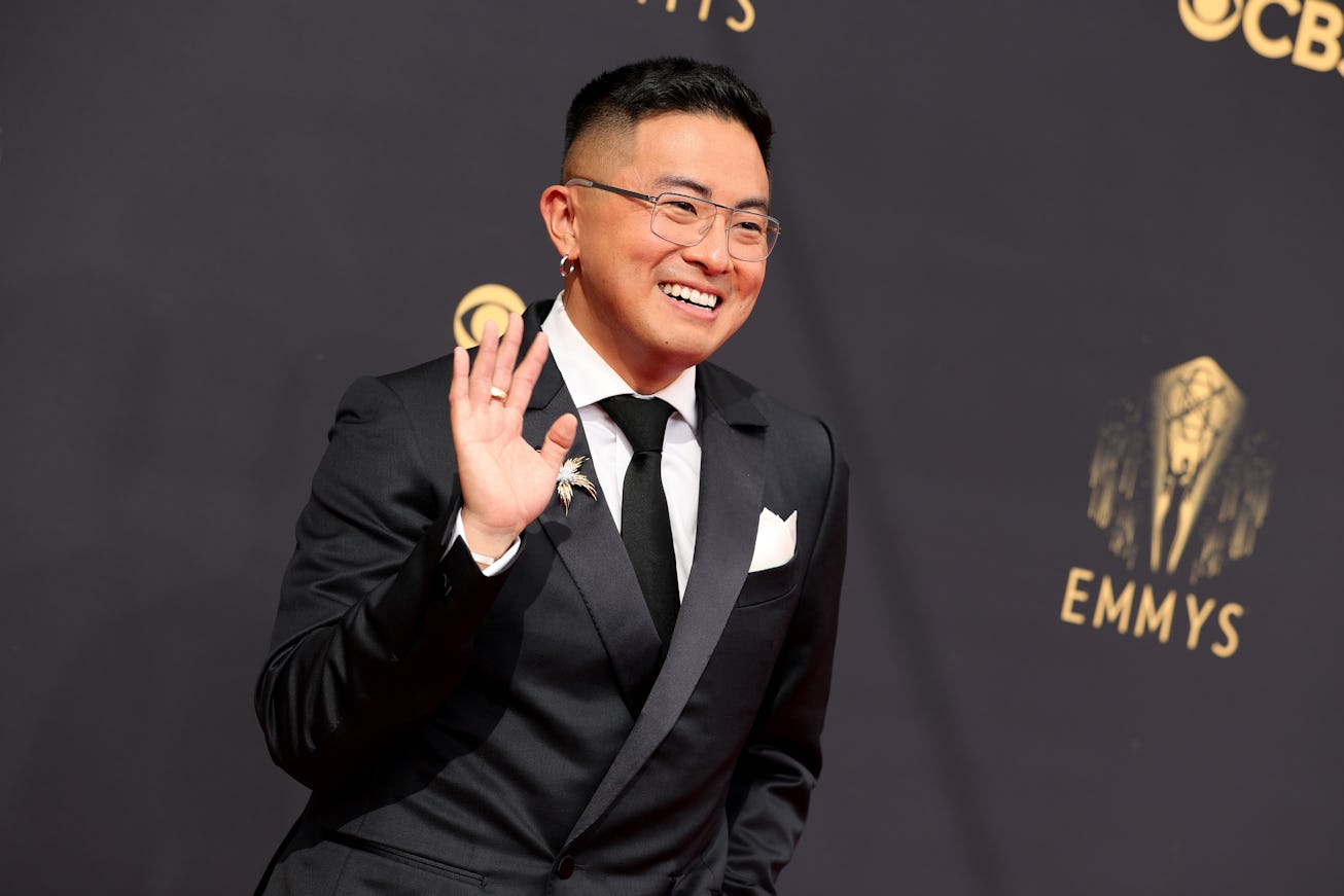 LOS ANGELES, CALIFORNIA - SEPTEMBER 19: Bowen Yang attends the 73rd Primetime Emmy Awards at L.A. LI...