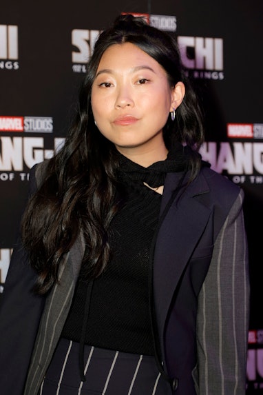 NEW YORK, NEW YORK - AUGUST 30: Awkwafina attends the Gold House special screening of Marvel Studios...