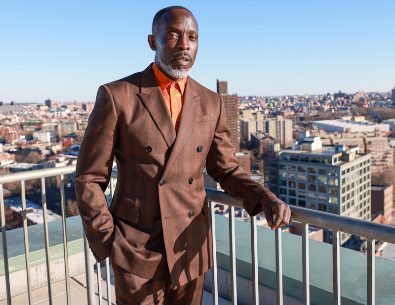 NEW YORK, NEW YORK - MARCH 07: Michael K. Williams poses for the 2021 Critics Choice Awards on March...