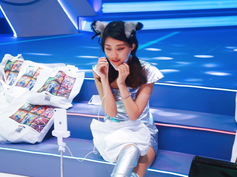 SHANGHAI, CHINA - AUGUST 2, 2021 - Celebrity anchors from the livestreaming platforms of We media su...