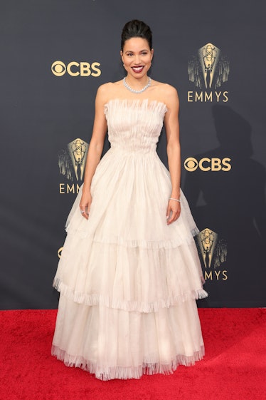 LOS ANGELES, CALIFORNIA - SEPTEMBER 19: Jurnee Smollett attends the 73rd Primetime Emmy Awards at L....