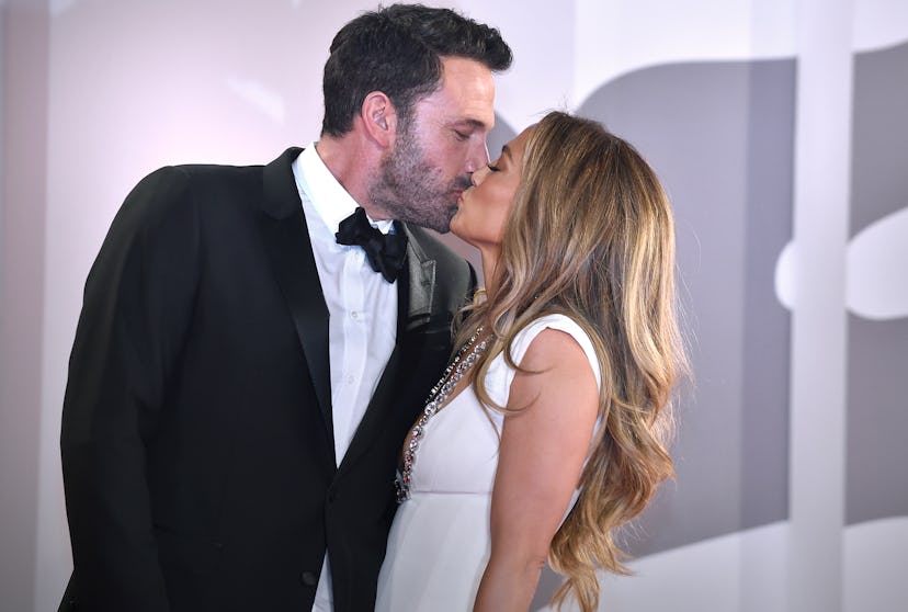 American actor Ben Affleck and american actress and singer Jennifer Lopez  at the 78 Venice Internat...