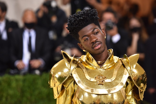 NEW YORK, NEW YORK - SEPTEMBER 13: Lil Nas X attends 2021 Costume Institute Benefit - In America: A ...