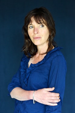 LYON, FRANCE - MAY 23: Canadian writer Rachel Cusk poses during a portrait session held on May 23, 2...