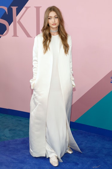 Gigi Hadid Wears Blazer, Pants, and Skirt at the CFDA Fashion Awards