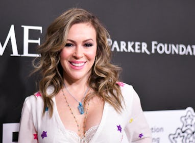 LOS ANGELES, CALIFORNIA - JANUARY 15: Alyssa Milano attends Sean Penn, Bryan Lourd and Vivi Nevo Hos...