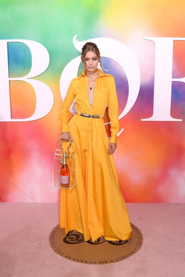 BROOKLYN, NY - SEPTEMBER 09:  Gigi Hadid attends the #BoF500 gala dinner during New York Fashion Wee...