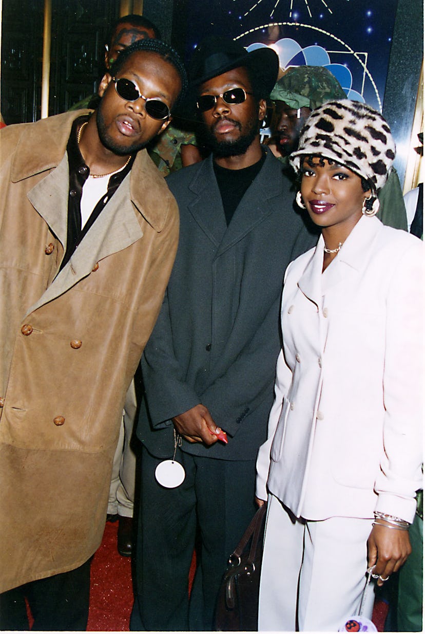 The Fugees Pras, Wyclef Jean & Lauryn Hill   (Photo by Jeff Kravitz/FilmMagic)