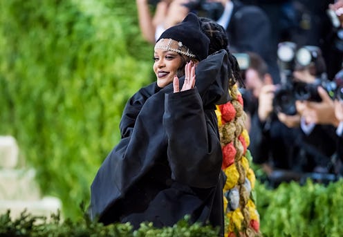 Rihanna attends the 2021 Met Gala at The Metropolitan Museum of Art on September 13, 2021.