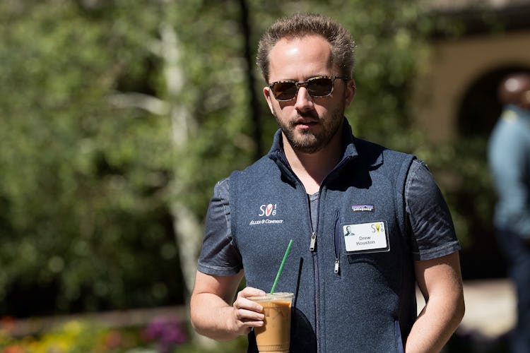 SUN VALLEY, ID - JULY 7: Drew Houston, chief executive officer of Dropbox, attends the annual Allen ...