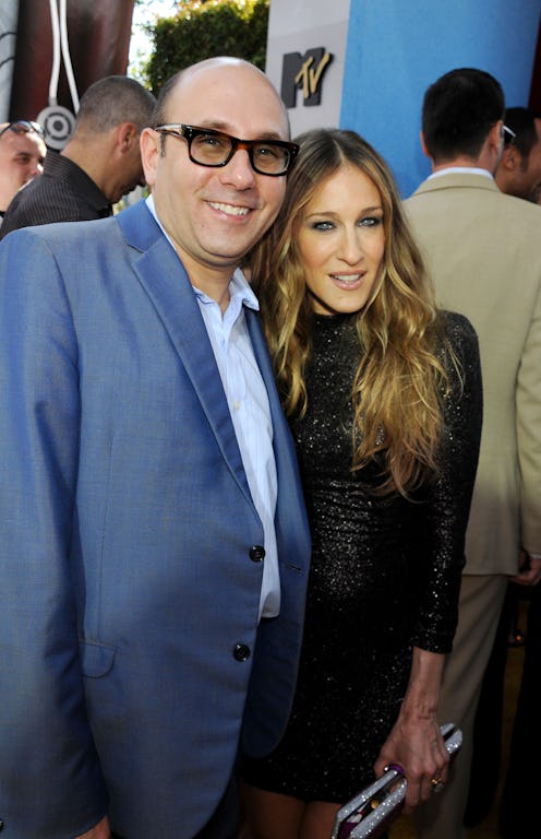 Actor Willie Garson and actress Sarah Jessica Parker arrive to the 2008 MTV Movie Awards at the Gibs...