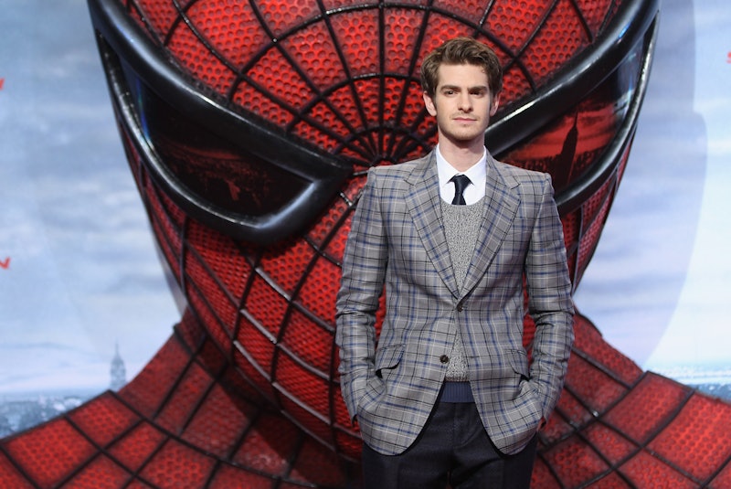 Andrew Garfield attends a premiere of 'The Amazing Spider-Man' in 2012. 