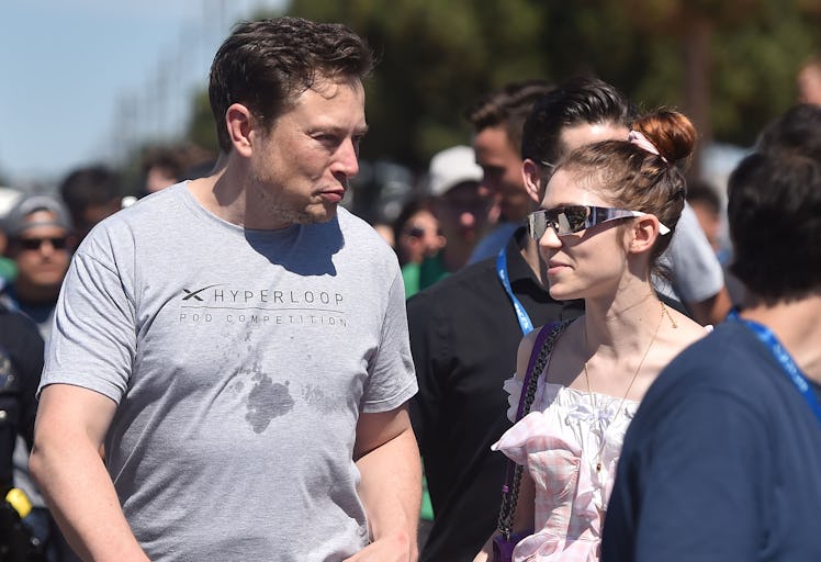 Elon Musk and Grimes are "semi-separated."