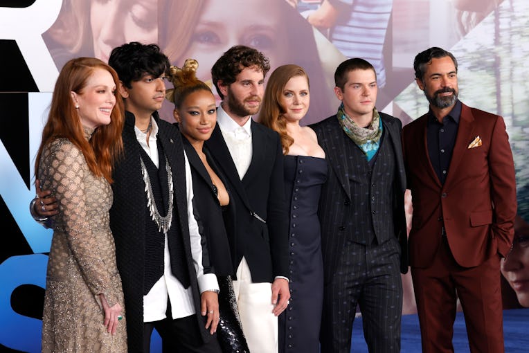 LOS ANGELES, CALIFORNIA - SEPTEMBER 22: (L-R) Julianne Moore, Nik Dodani, Amandla Stenberg, Ben Plat...