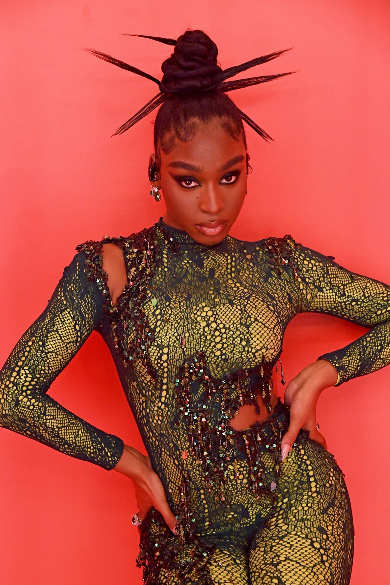 LOS ANGELES, CALIFORNIA - SEPTEMBER 23: In this image released on September 23, Normani performs dur...