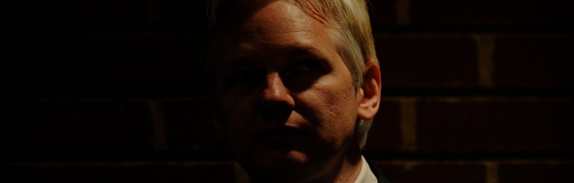 WikiLeaks founder Julian Assange attends a debate on the subject of whistle-blowing with prominent p...