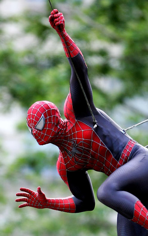 Spider-Man at the Downtown Manhattan in New York City, New York (Photo by James Devaney/WireImage)